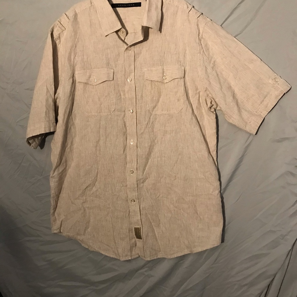 SeanJohn Button Up Short Sleevs